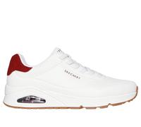Skechers Harry Kane - Off Pitch Collection: UNO - Harry Kane Air Chaussures Moyen Width en Blanc/Bourgogne, Pointure 47.5