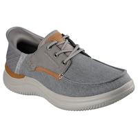 Skechers Hasting-NIKO Baskets Mains-Libres pour Homme Gris Pointure 44, Gris, 10 UK X-Wide
