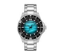 Skechers Haymar SR5272 Montre analogique en métal argenté pour homme
