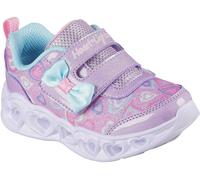Skechers Heart Lights - Boogie Land Light Up Trainers Girls Lavande C8 (25) Female
