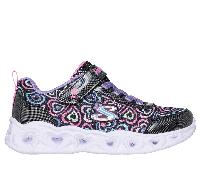 Skechers Heart Lights - Boogie Love Shoes Moyen Width en Noir, Pointure 30