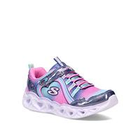 Skechers Heart Lights Rainbow Lux, Basket Fille, Marine, 35 EU
