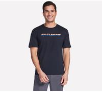 Skechers Heritage short Sleeve T-shirt en Noir, Pointure Grand