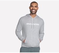 Skechers Heritage Strikethrough sweat à capuche en Gris Clair, Pointure 2XL
