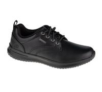 Skechers Delson-Antigo, Baskets Homme, Noir (Black Leather Bbk) , 48.5 EU