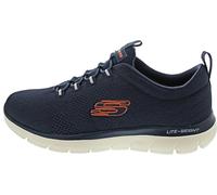 Skechers Summits-Louvin Chaussons Bleu, Bleu marine/orange., 44 EU