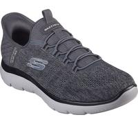 Skechers Herren-Sneaker Anthrazit-Schwarz-Grau, Couleur:gris, EU Taille:48½