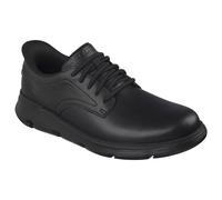 Skechers Homme 2026 Garza - Duran Baskets Cuir Marron Mousse Mémoire
