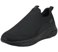 Skechers Homme 232404 BBK Baskets, Bordure synthétique Noire tricotée, 42.5 EU