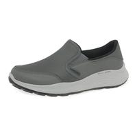 Skechers Homme 232515 Char Basket, Garniture en Cuir Dura en Maille Anthracite, 45 EU
