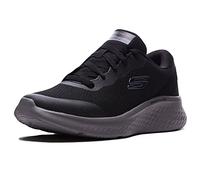 Skechers Homme 232591 Bkcc Basket, Bordure en Cuir Duraleather Noir, 41 EU