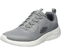 Skechers Homme 894133 Gry Basket, Bordure synthétique en Maille Grise, 40 EU