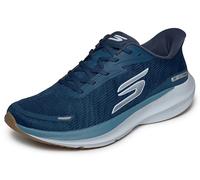 Skechers Homme Aero Pulse Performance Running Shoes - Lightweight Engineered Mesh Low-Top Daily Runner with Arch Support Slip-in ENTRAINEUSE, Navy Textile Gray Trim, 43.5 EU