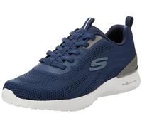 Skechers Homme air Dynamight Paterno Baskets, Garniture Gris Anthracite synthétique en Tricot Bleu Marine, 42 EU