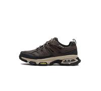 Skechers Homme air Envoy Bulldozer Basket, Cuir Marron avec Bordure Noire, 42 EU