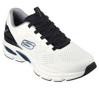 Skechers Homme air Ventura Baskets, Bordure Noire synthétique en Maille Blanche, 41.5 EU