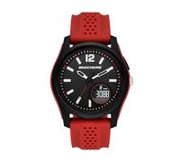 Skechers Homme Analogique Quartz Montre avec Bracelet en Silicone SR5269