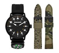 Skechers Homme Analogique Quartz Montre avec Bracelet en Silicone SR9138