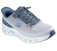 Skechers Homme Arch Fit Glide-Step Pro Basket, Light Gray Knit/Blue PU, 46 EU
