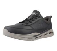 Skechers Homme Arch FIT ORVAN Moxley Baskets, Black Leather/Synthetic, 42 EU