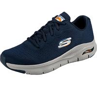 Skechers Homme Arch Fit Sneaker, Marine, 40 EU