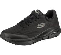 Skechers Homme Arch Fit Trainers, Black Textile/Synthetic/Trim, 41.5 EU