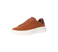 Skechers Homme Baskets Court Break Suit, Cognac Duraleather, 43 EU