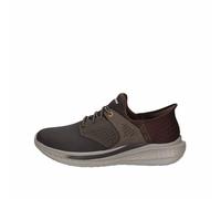 Skechers Homme Baskets Décontractées Slade Macklin À Enfiler, Chocolate, 43 EU