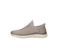Skechers Homme Baskets Haut De Gamme Summits À Enfiler, Taupe, 43 EU