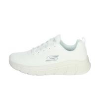 Skechers Homme Bobs B Flex Chill Edge Baskets, Tricot Blanc cassé, 48.5 EU