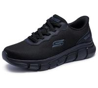 Skechers Bobs B Flex Glacial Edge Baskets pour Homme Noir (Tissu en Maille) Taille 43 EU
