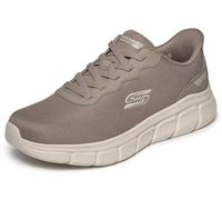 Skechers Homme Bobs B Flex Glacial Edge Slip-in ENTRAINEUSE, Dark Taupe Mesh, 42 EU