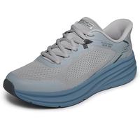 Skechers Homme Bobs Skillz Baskets, Gray/Blue Knit, 42 EU