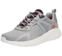 Skechers Homme Bobs Squad Chaos dérive élevée Baskets, Gris Synthétique Multi Mesh, 47.5 EU
