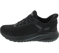 Skechers Homme Bobs Squad Chaos Solid Step Basket, Black Knit, 46 EU