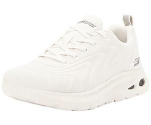 Skechers Homme Bobs Unity Sleek Revive Baskets, Off White Engineered Knit, 41 EU