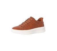 Skechers Homme Court Break Double Vented Baskets, Cognac Duraleather/Mesh, 41 EU