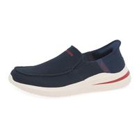 Skechers Homme Delson 3.0 Cabrino À Enfiler, Bleu Marine, 43 EU