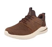 Skechers Homme Delson 3.0 Cicada Basket, Marron, 44 EU