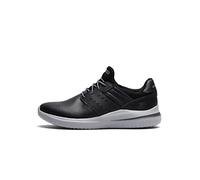 Skechers Homme Delson 3.0 Ezra Basket, Cuir Noir, 45 EU
