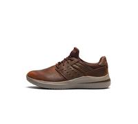Skechers Homme Delson 3.0 Ezra Basket, Cuir Marron foncé, 39.5 EU