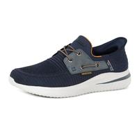 Skechers Homme Delson 3.0-Roth 210606 Mocassin, Bleu Marine, 47.5 EU