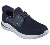 Skechers Homme Delson 3.0-Roth 210606 Mocassin, Navy Knit/Synthetic, 43 EU