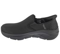 Skechers Homme D'Lux Walker 2.0 Reeler Basket, Black Mesh/Black Trim, 45.5 EU Large