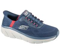 Skechers Homme D'lux Walker 2.0 Rezinate Hands Free Slip-in Baskets, Bleu, 42.5 EU
