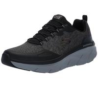 Skechers Homme D'LUX Walker 2.0 STEADYWAY Basket, Black, 41 EU