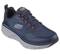 Skechers Homme D'LUX Walker 2.0 STEADYWAY Basket, Black, 45 EU