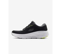 Skechers Homme D'Lux Walker 2.0 Swave Basket, Black Engineered Mesh/Synthetic/Lime Trim, 42.5 EU