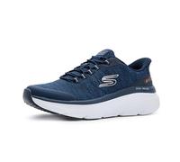 Skechers Homme D'Lux Walker 3.0 Drevven Baskets, Navy Knit Synthetic, 42.5 EU