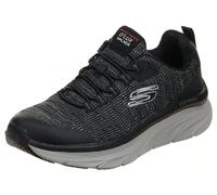 Skechers Homme D'lux Walker Pensive Basket, Noir/Blanc, 42 EU X-Large